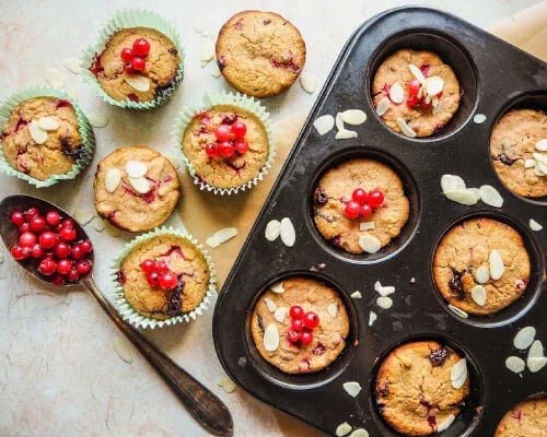 High Protein Vanilla Muffins - NoFuss
