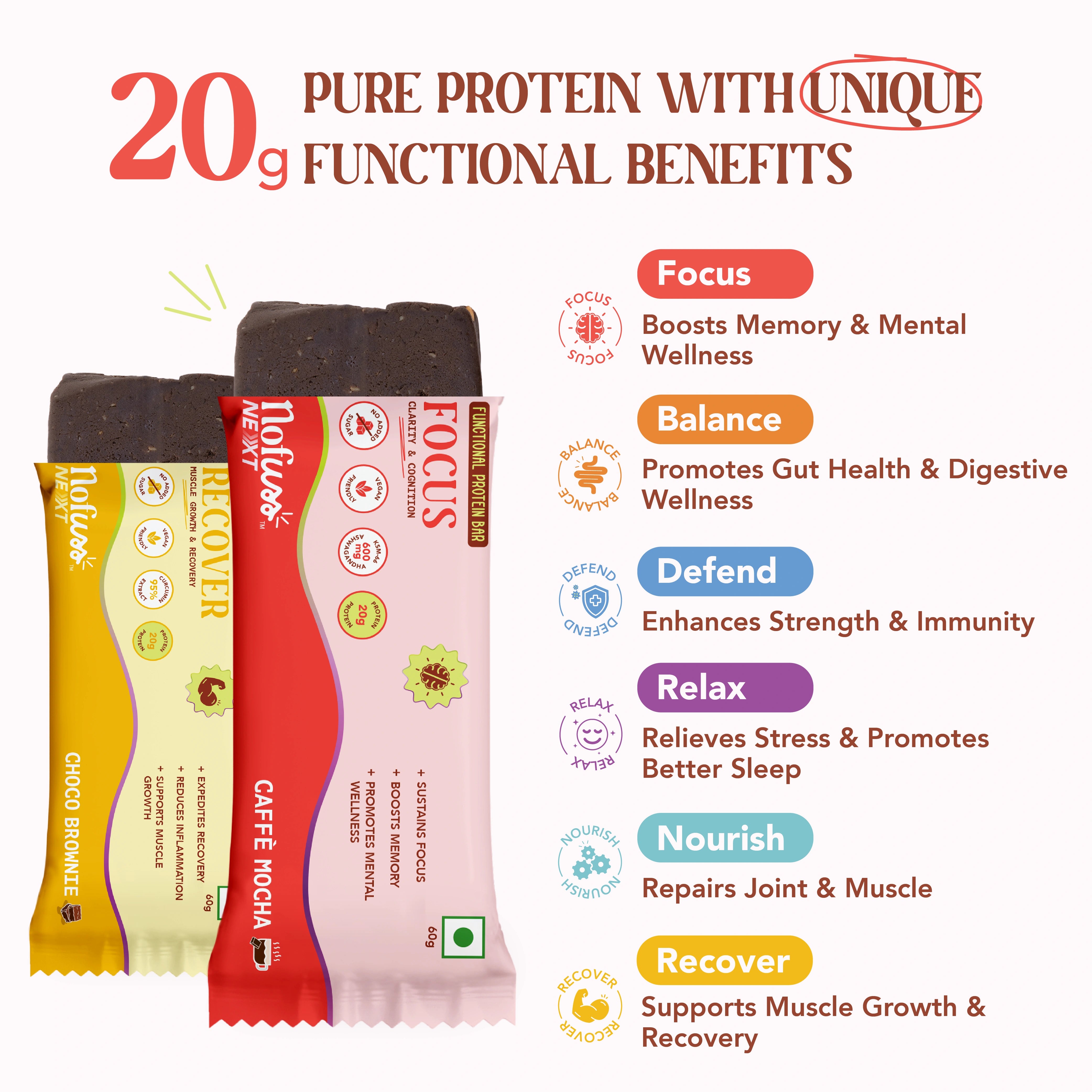 Functional Protein Bar - Recover