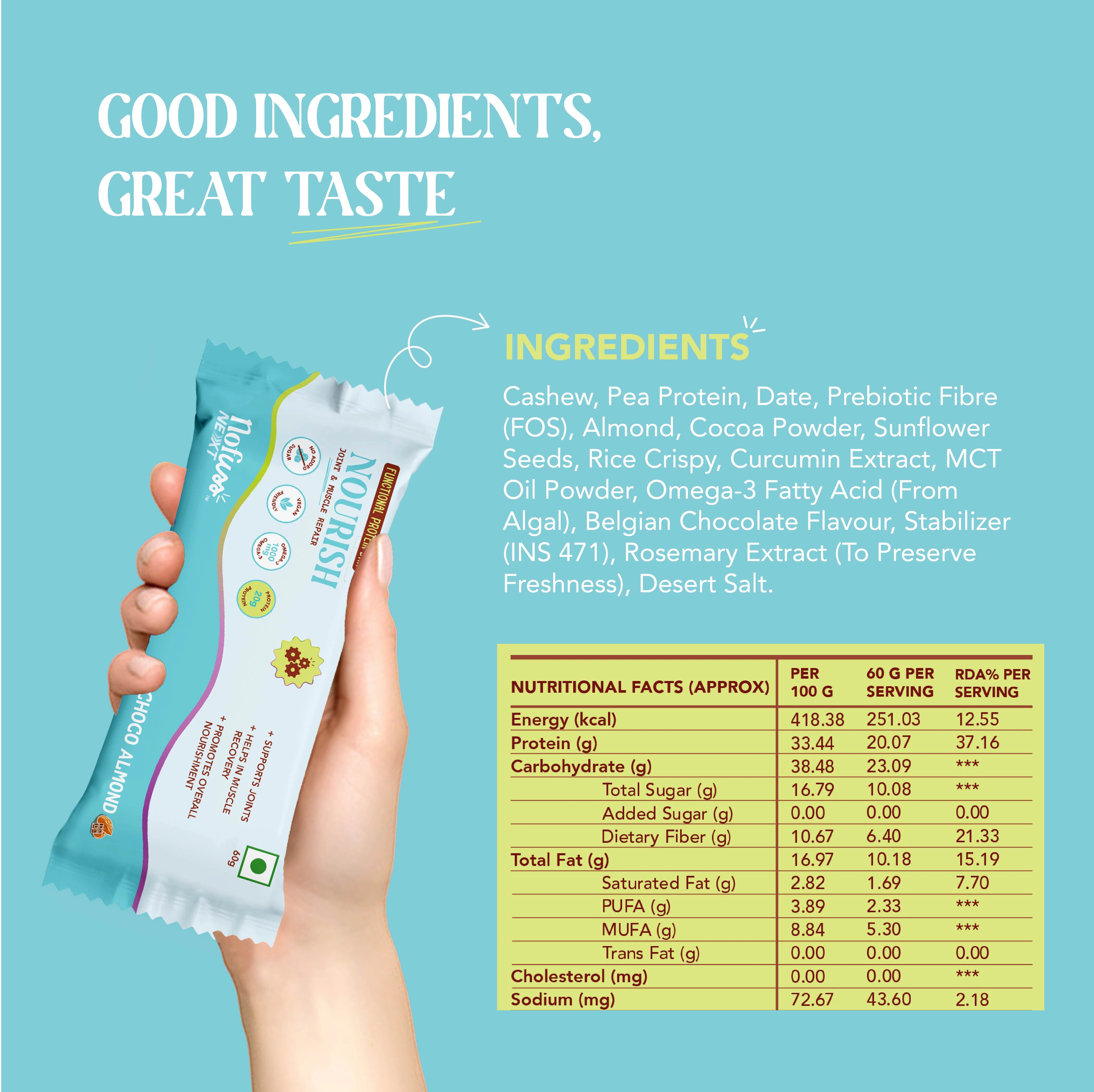 Functional Protein Bar - Nourish