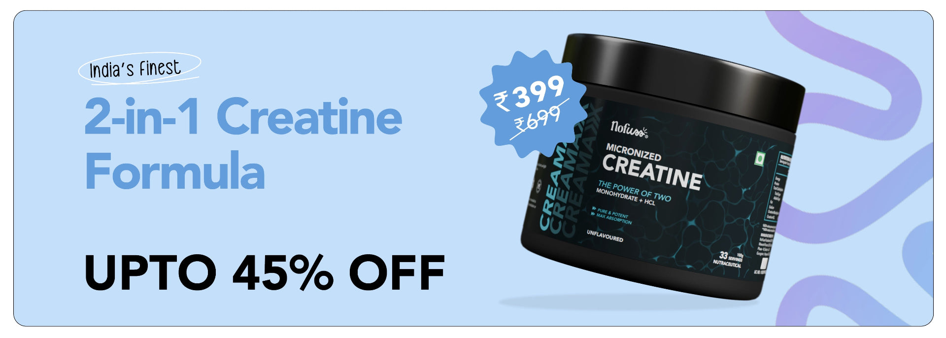 NoFuss Creatine Sale Banner-2 Desktop- NoFuss