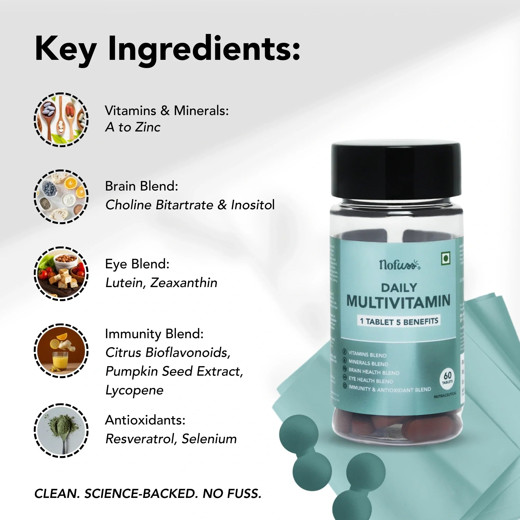 NoFuss Multivitamin Tablets - NoFuss
