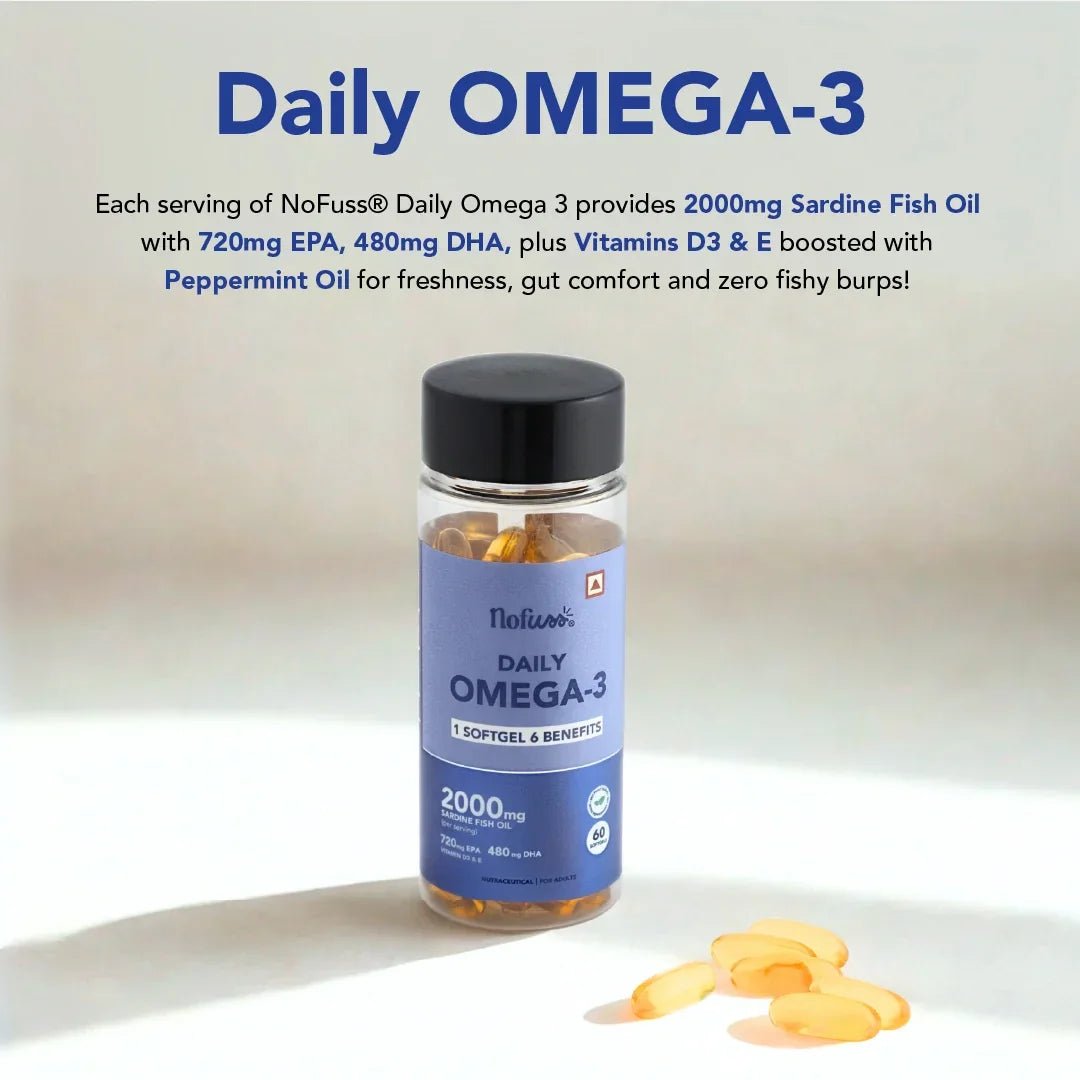 NoFuss Omega - 3 Capsules - NoFuss