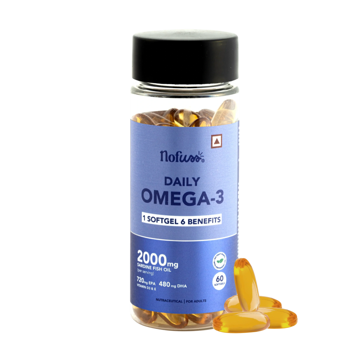 NoFuss Omega - 3 Capsules - NoFuss