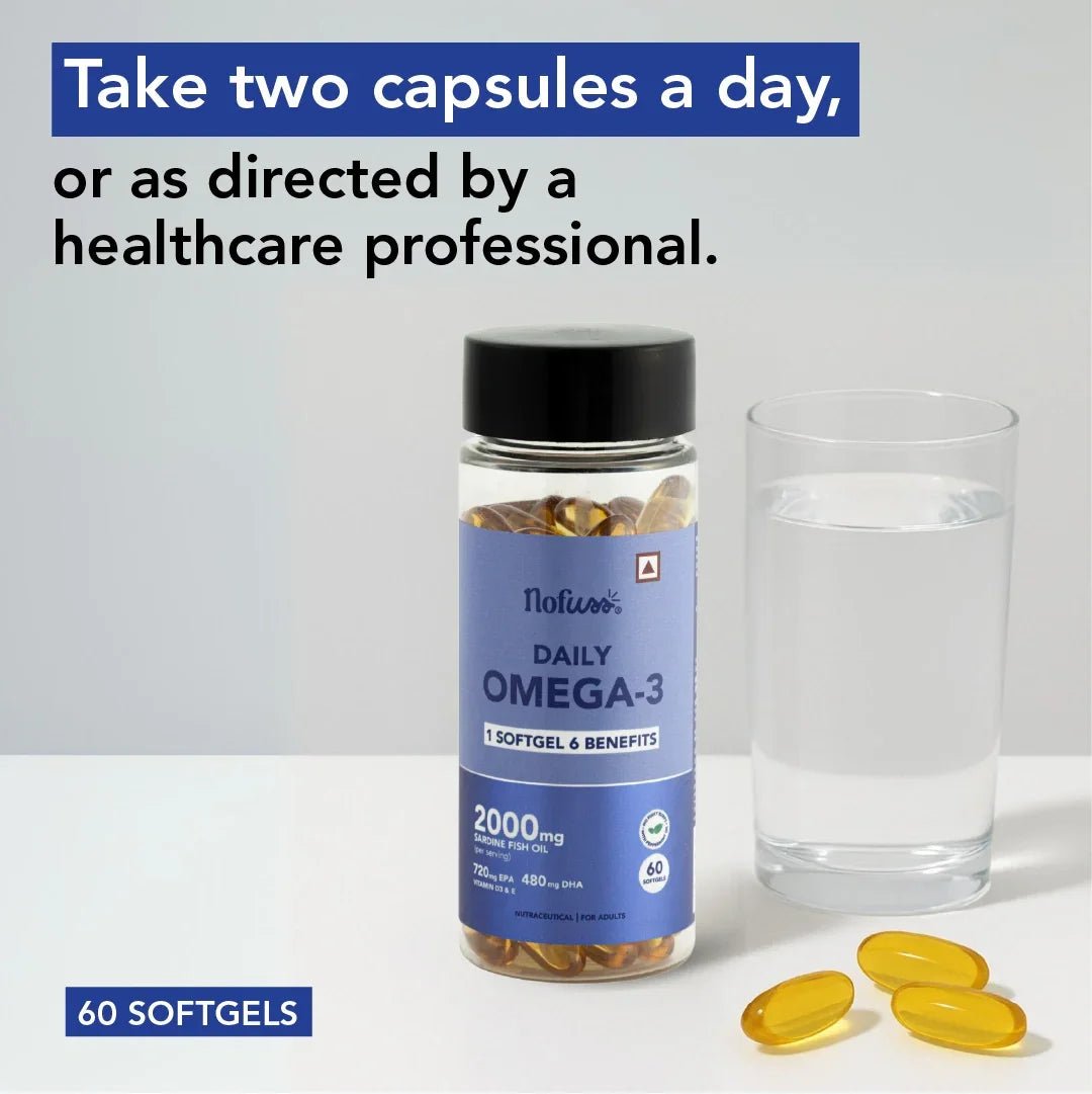 NoFuss Omega - 3 Capsules - NoFuss