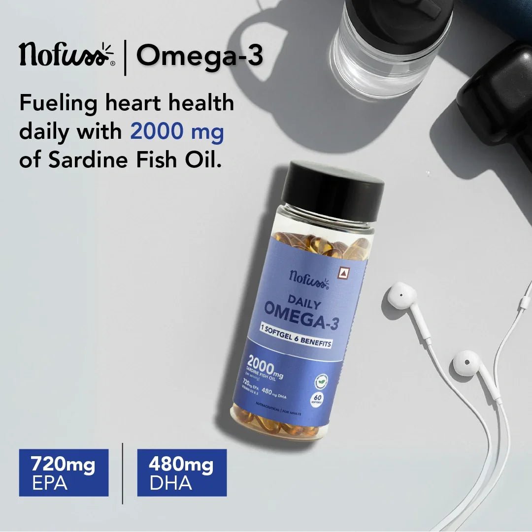 NoFuss Omega - 3 Capsules - NoFuss