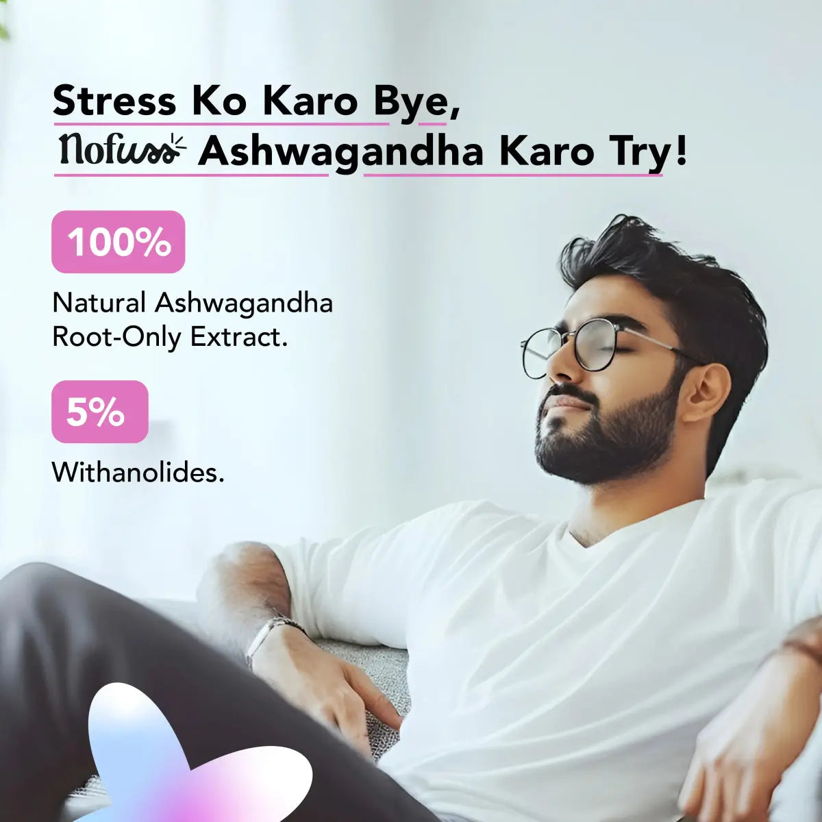 NoFuss Ashwagandha Capsule Stress Relief- NoFuss