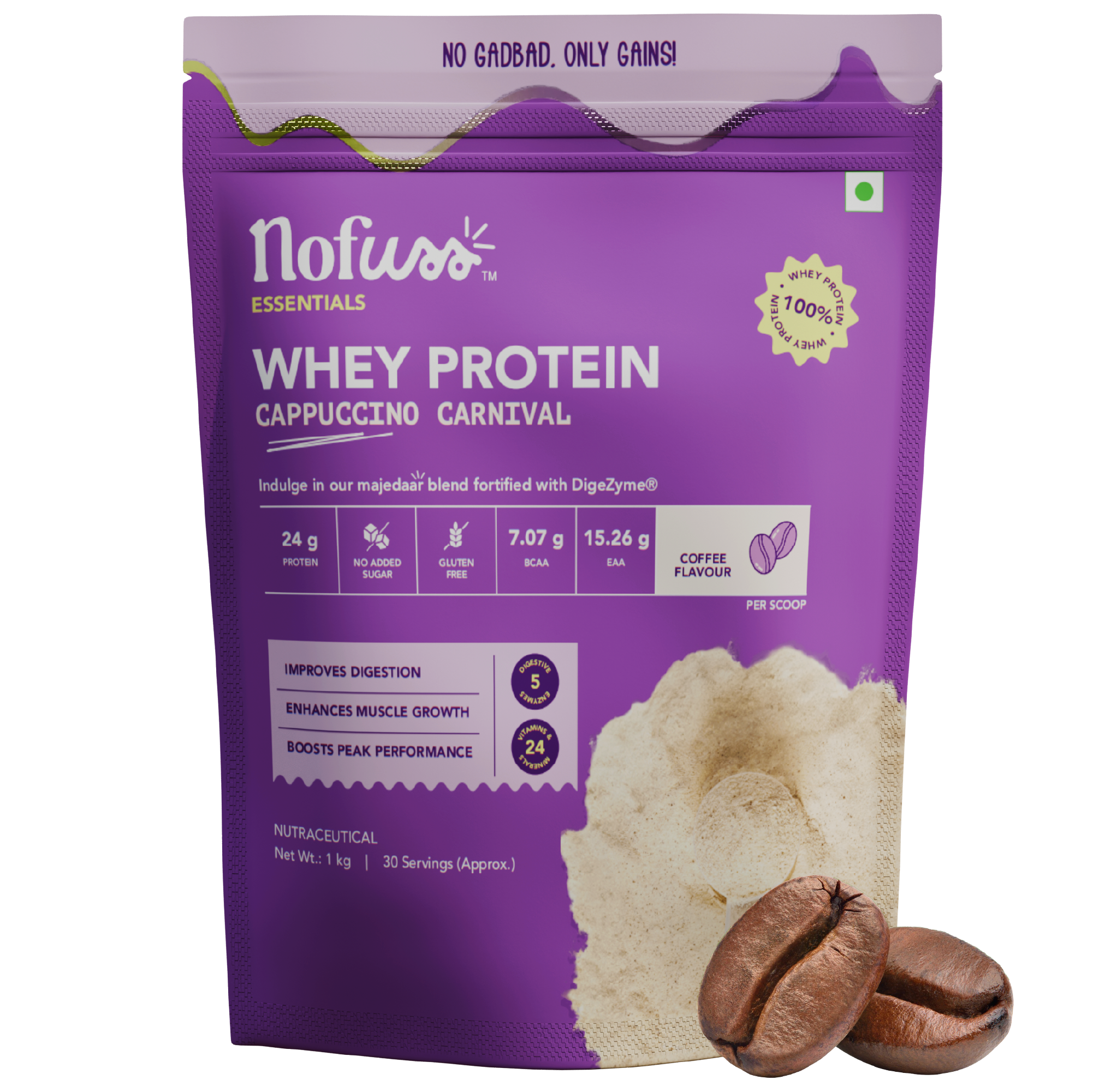 NoFuss Whey Protein - Cappuccino Carnival - NoFuss