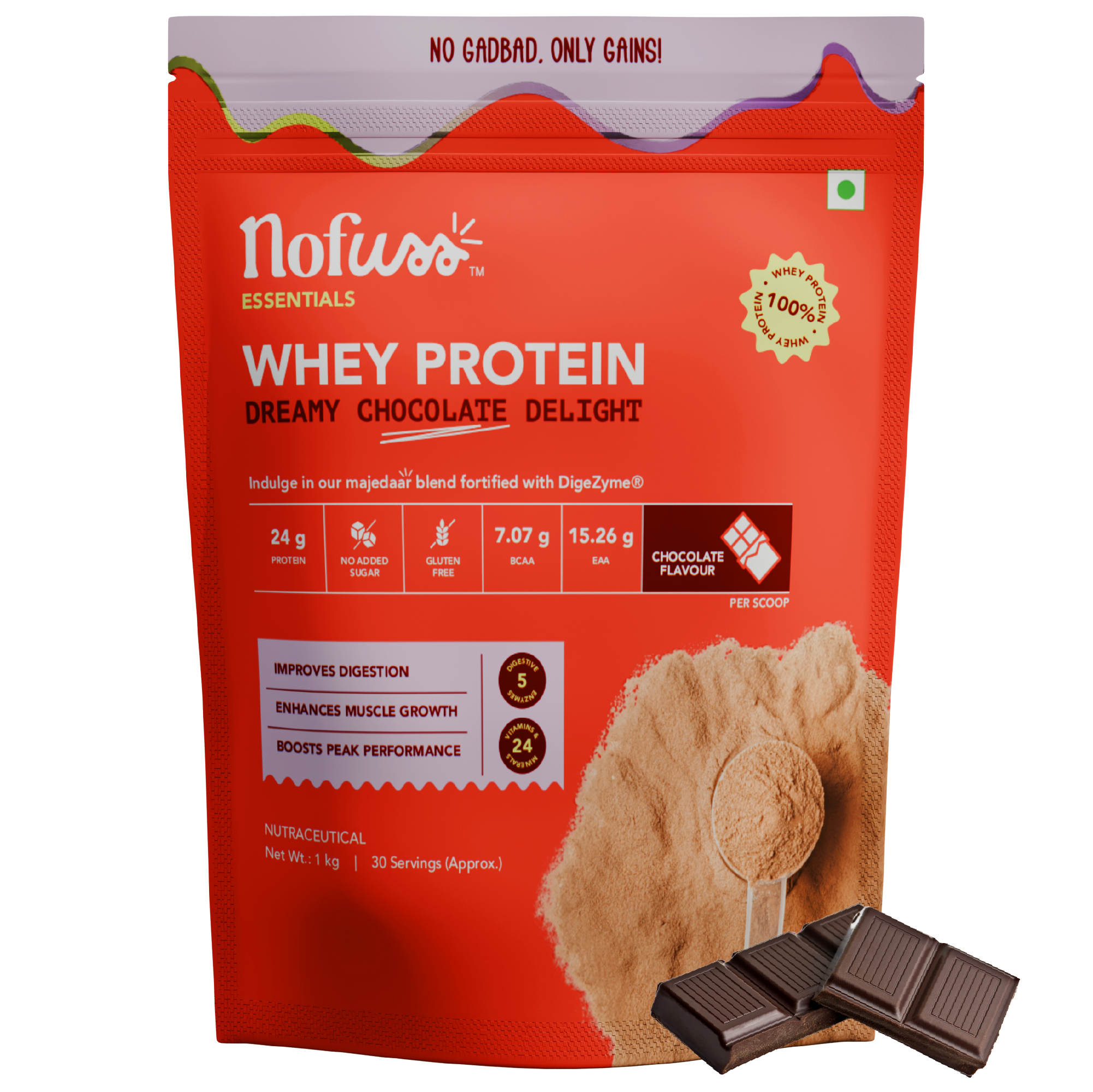 NoFuss Whey Protein - Dreamy Chocolate Delight - NoFuss