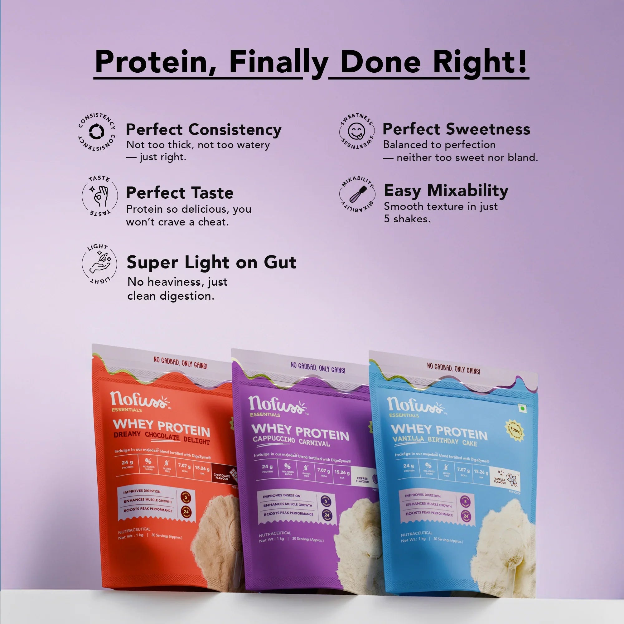 NoFuss Whey Protein - Cappuccino Carnival - NoFuss