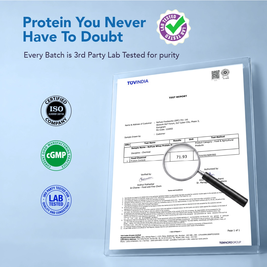 NoFuss Whey Protein - Vanilla Birthday Cake