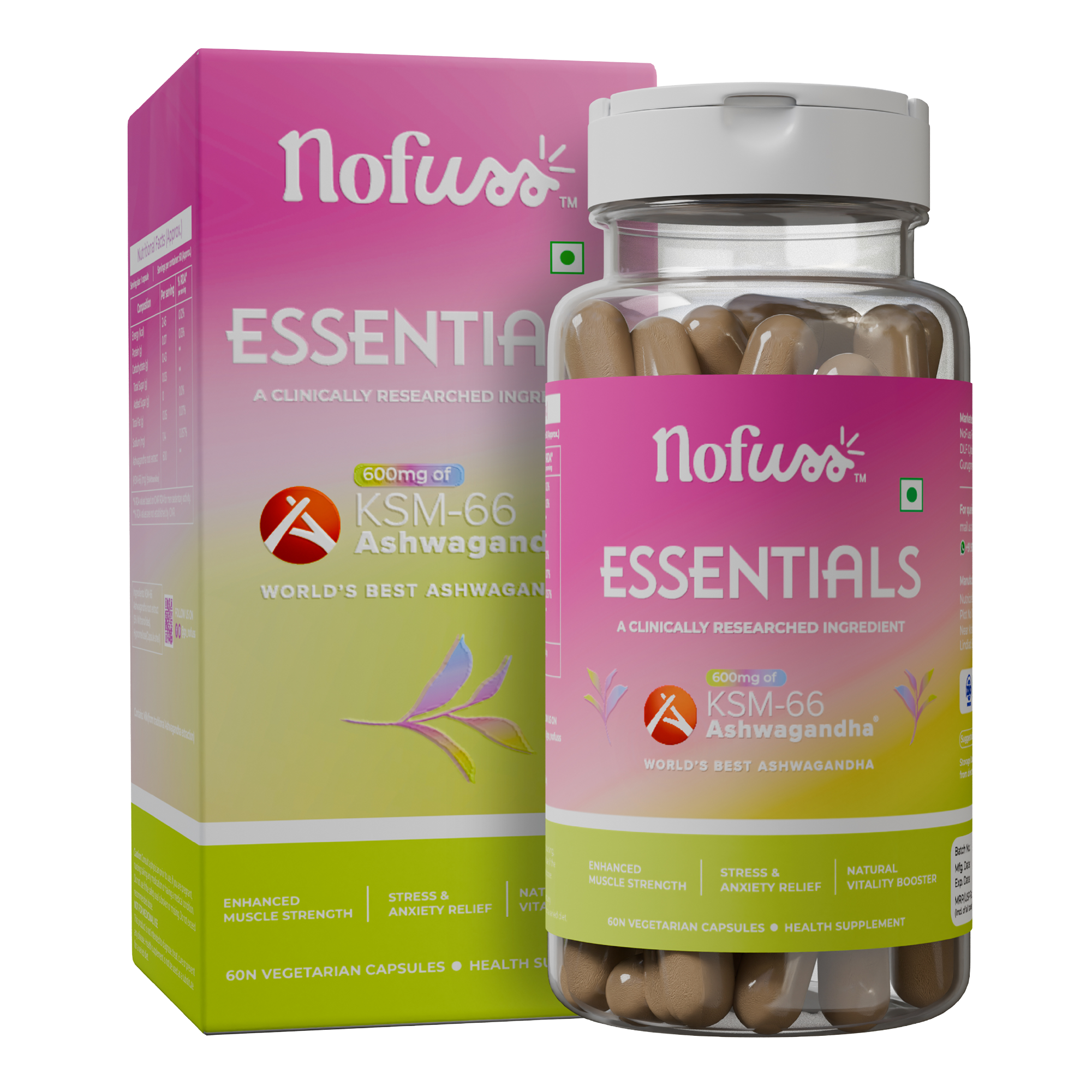 NoFuss Ashwagandha Capsule - NoFuss