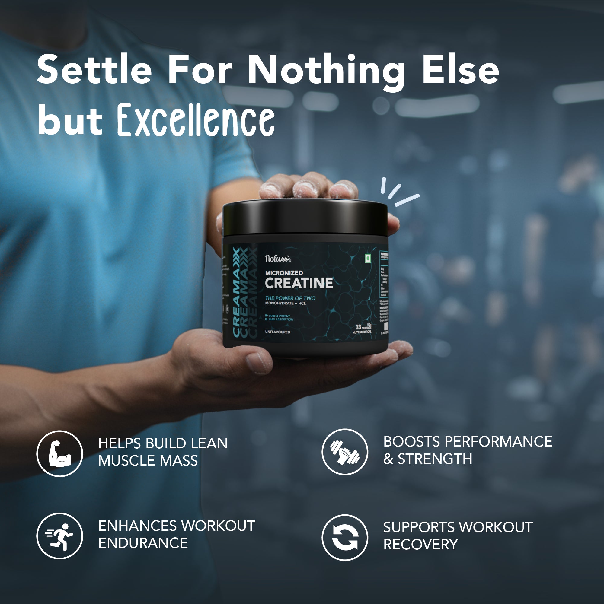 NoFuss CreaMaxx Creatine- Benefits