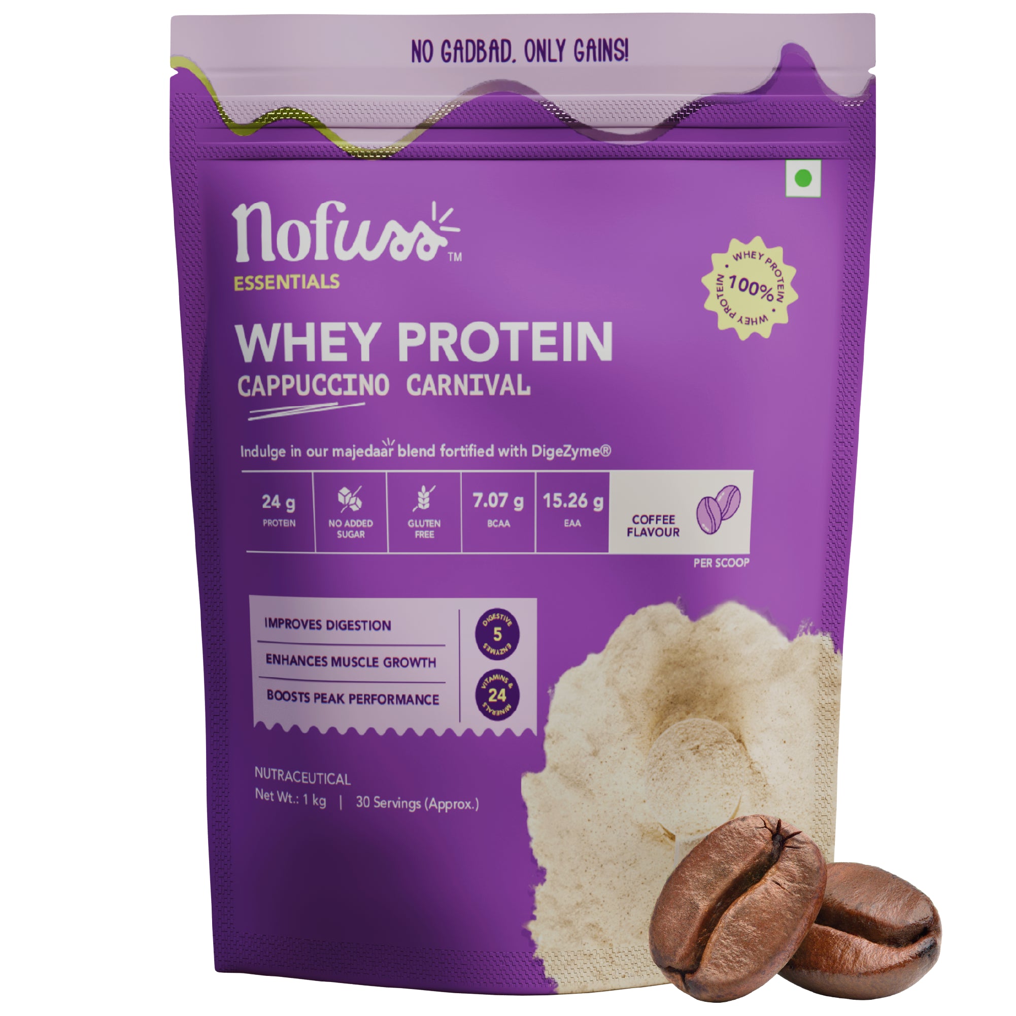 NoFuss Whey Protein - Cappuccino Carnival - NoFuss