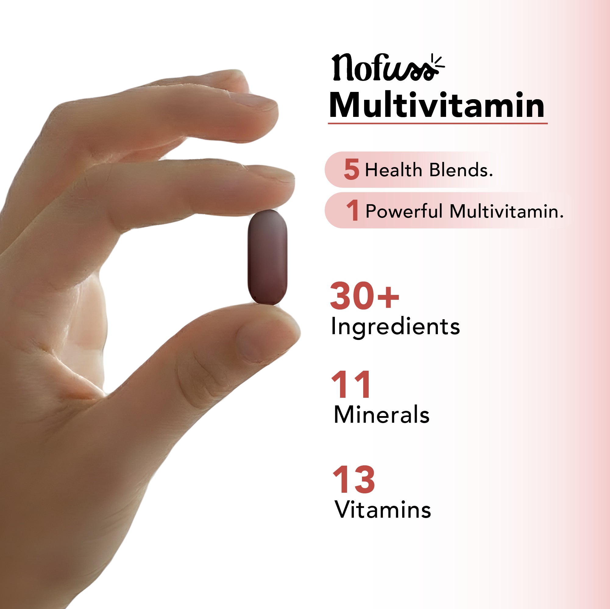 NoFuss Multivitamin Tablets with 5 Health Blends