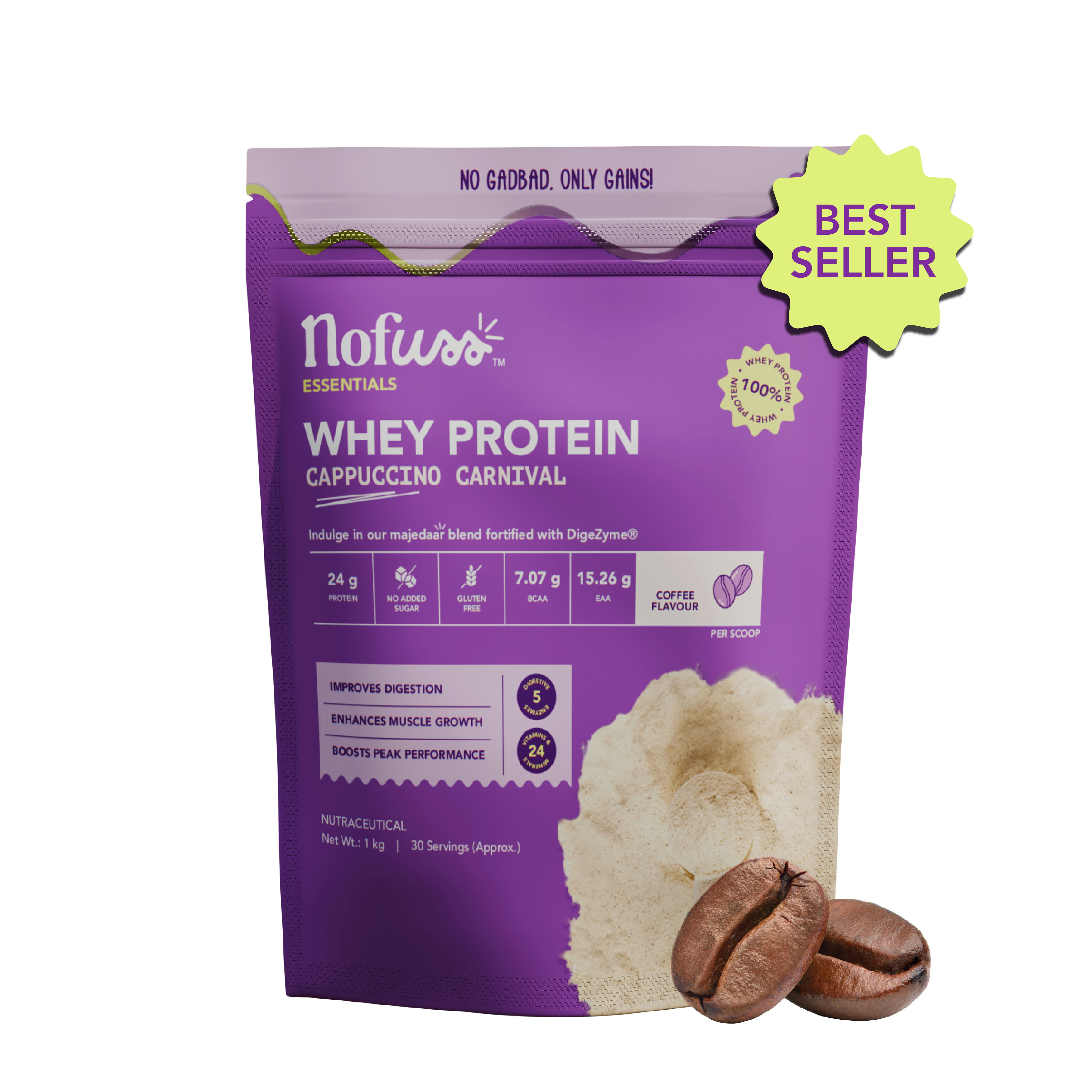 NoFuss Whey Protein - Cappuccino Carnival - NoFuss