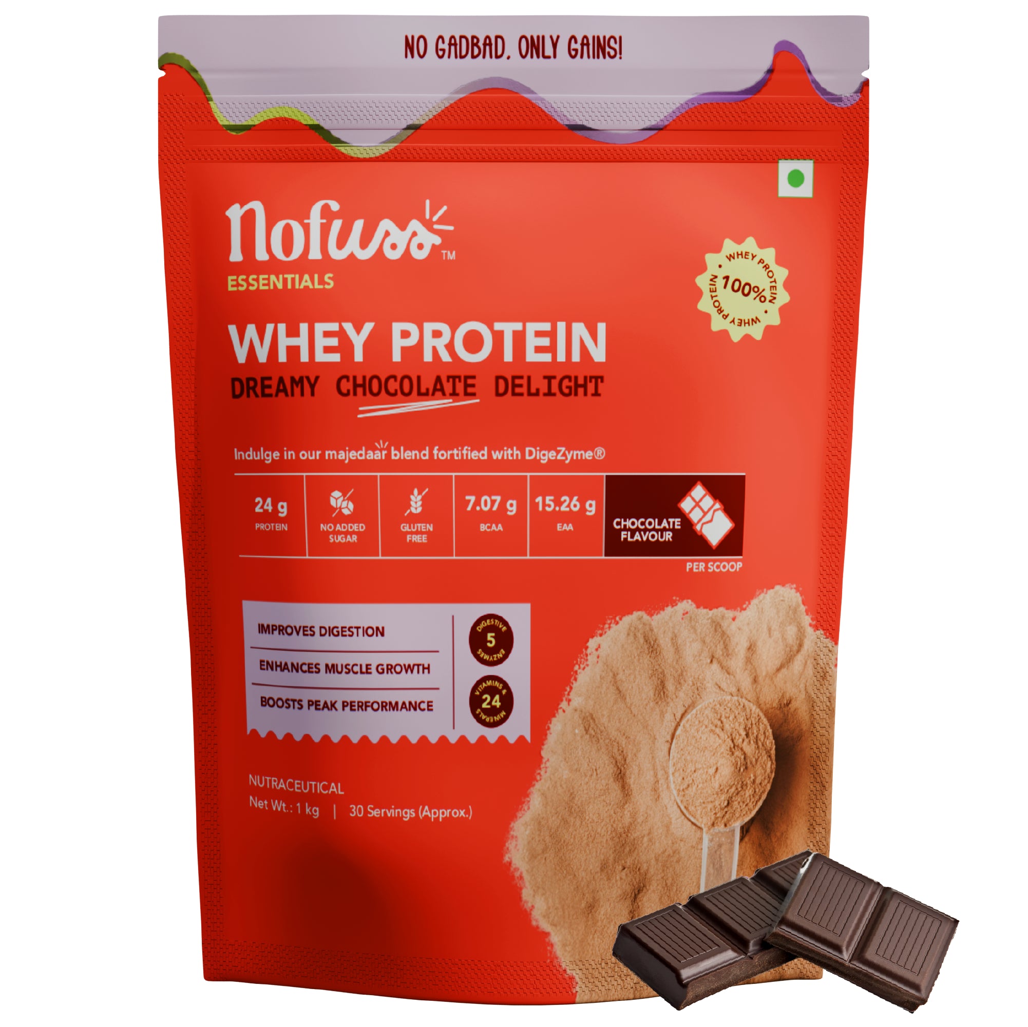 NoFuss Whey Protein - Dreamy Chocolate Delight - NoFuss