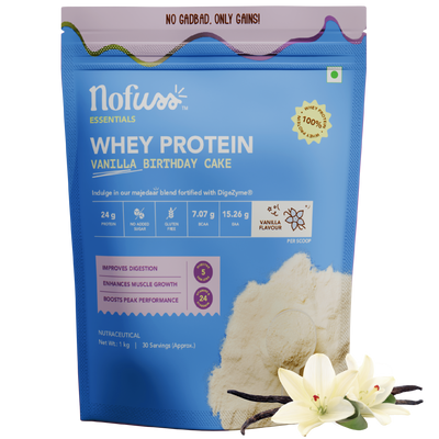 NoFuss Whey Protein - Vanilla Birthday Cake