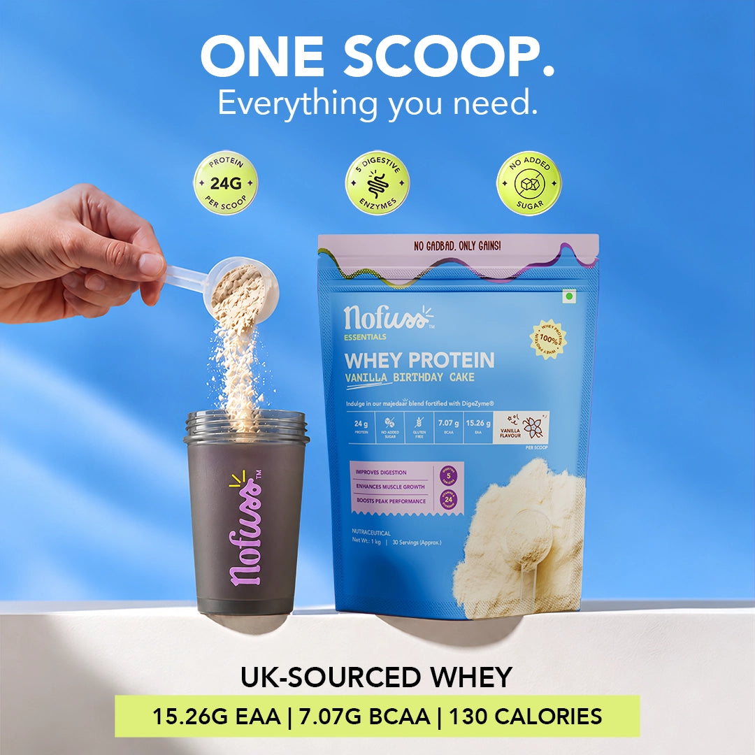 NoFuss Whey Protein - Vanilla Birthday Cake - NoFuss