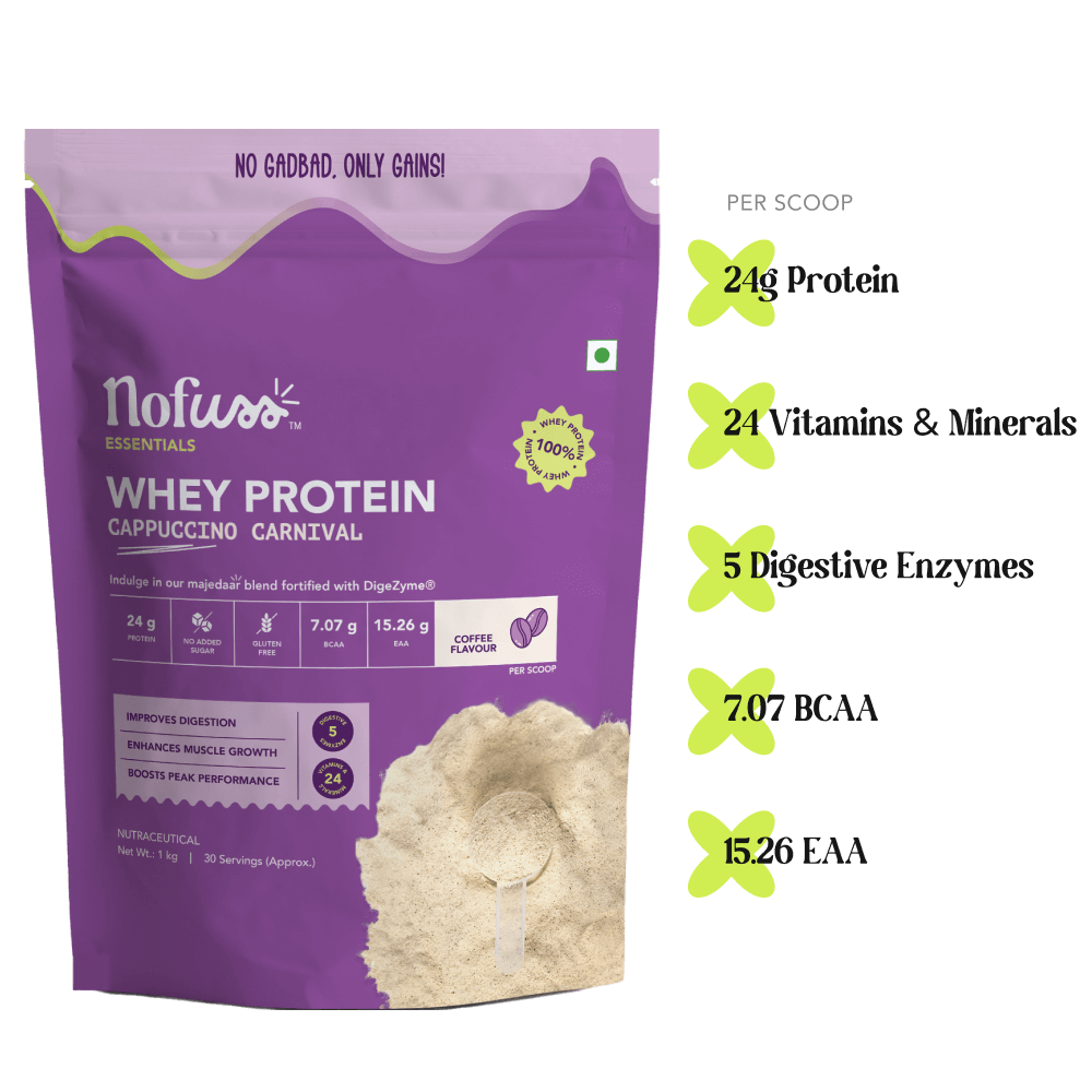 NoFuss Essentials Whey Protein - Cappuccino Carnival