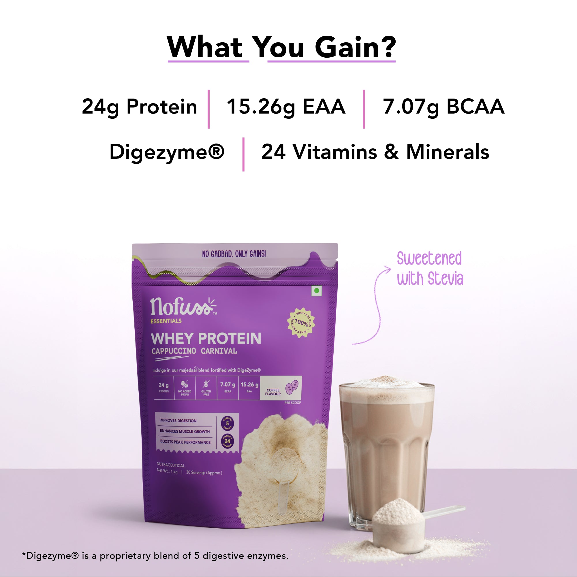 NoFuss Whey Protein - Cappuccino Carnival