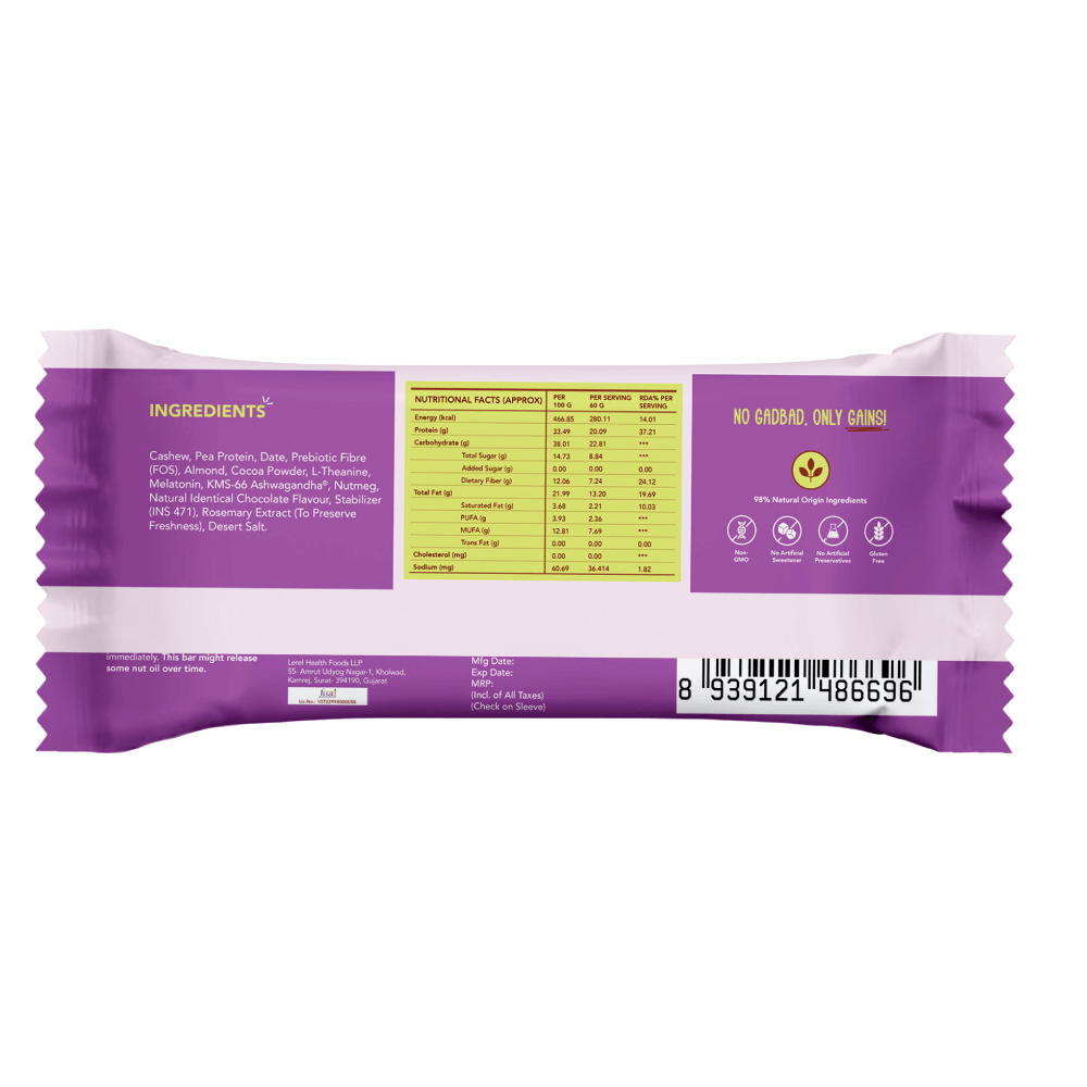 NoFuss Next Functional Protein Bar - Relax